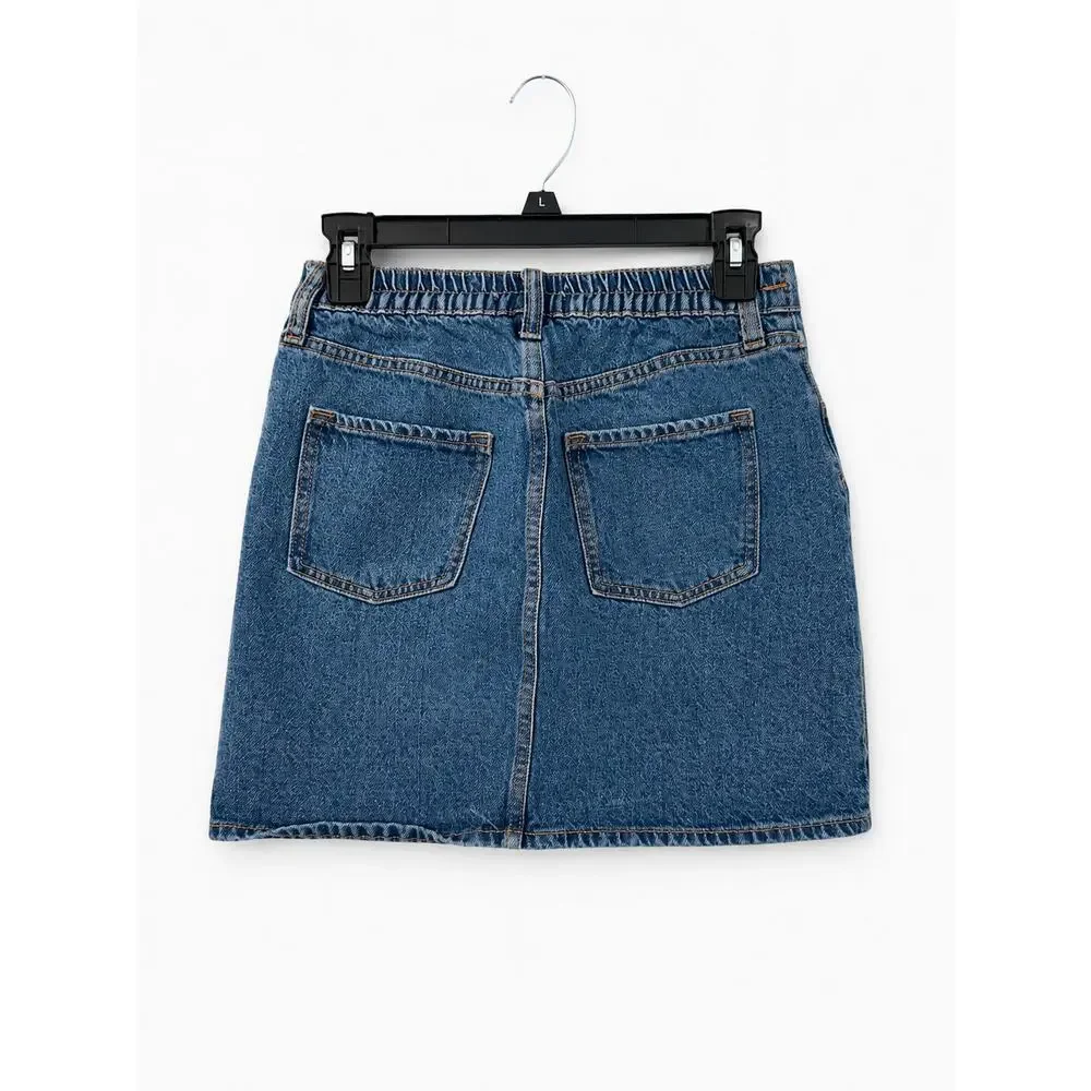 Old Navy Girls Denim Skirt Size XL 14-16 Blue 100% Cotton Jean Skirt